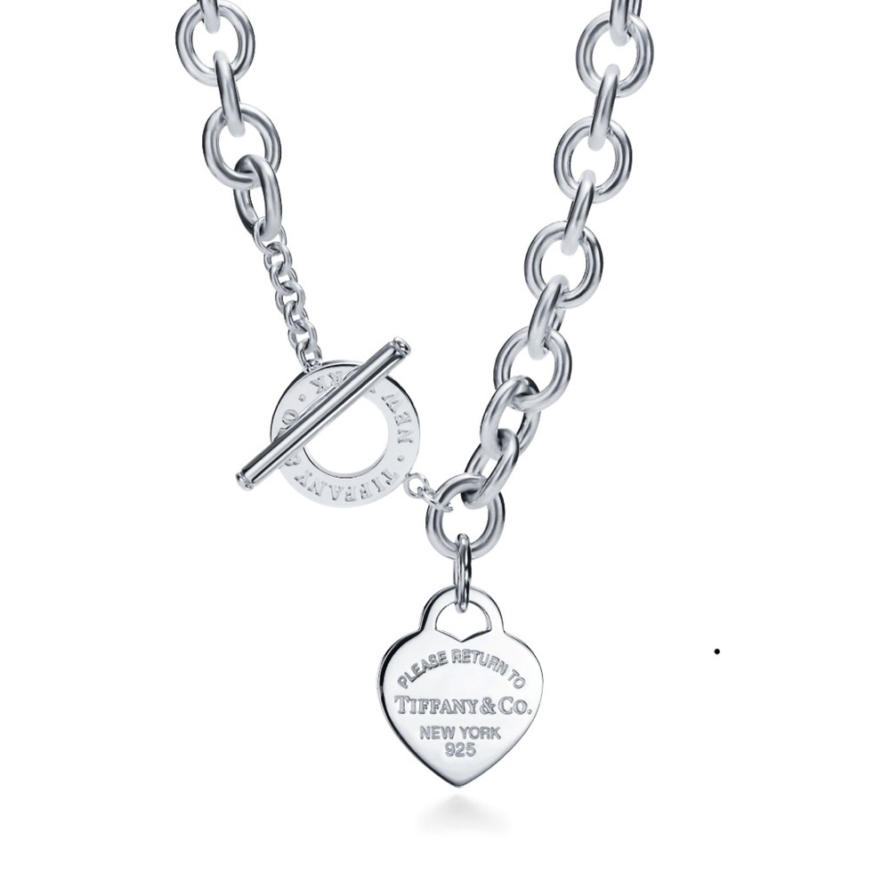 Iconic and Authentic Return to Tiffany Heart Tag Toggle Necklace!